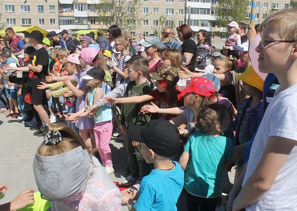 В парке «Молодежный» для ребятни организовали игровую программу (фото)