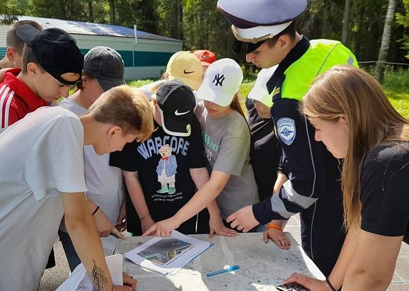 В загородном лагере прошло профилактическое мероприятие «Вместе мы - за безопасность!»