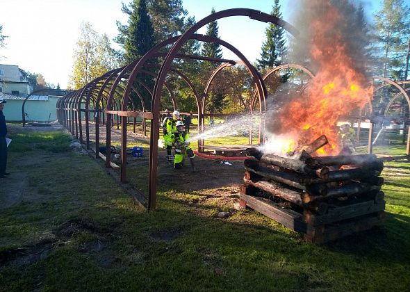 В Североуральске прошли итоговые соревнования подразделениями горноспасателей филиала ВГСО Урала