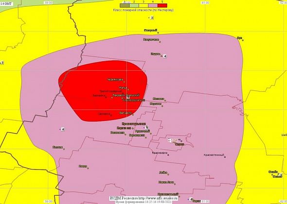 На территории Североуральского округа установился наивысший класс пожароопасности, который продержится пять дней